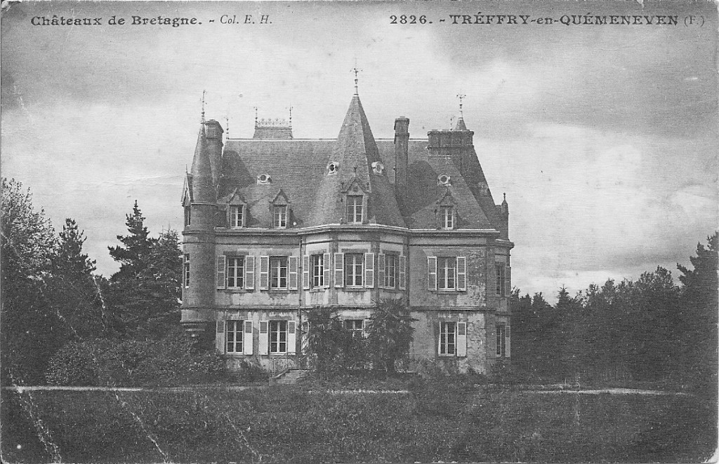 Le château de Tréfry au début de la guerre. Coll. Y. Le Grand